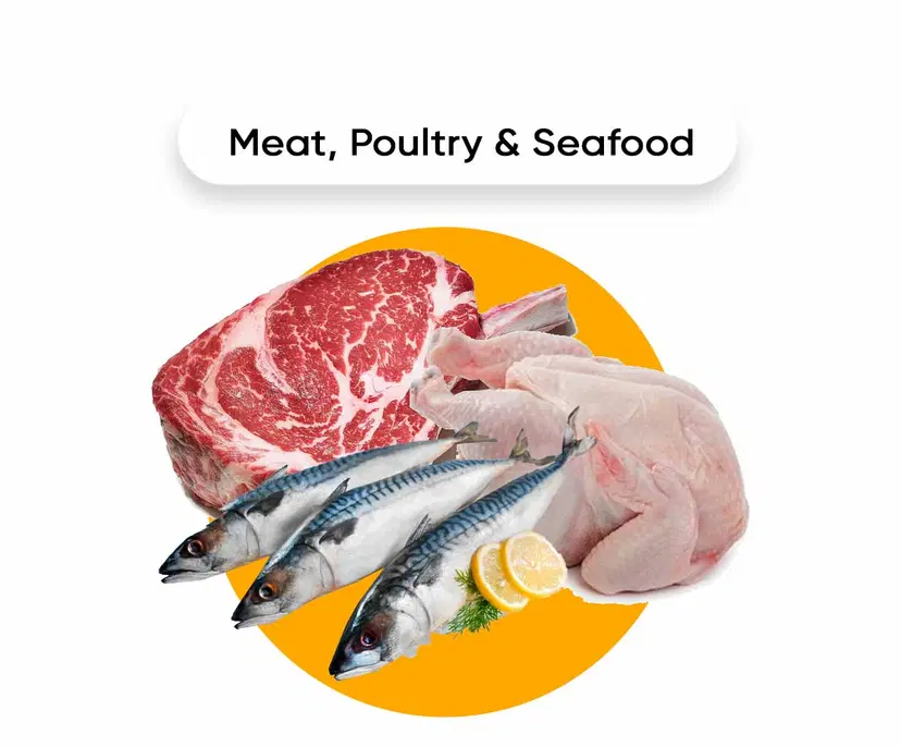 Meat, Poultry & Seafood