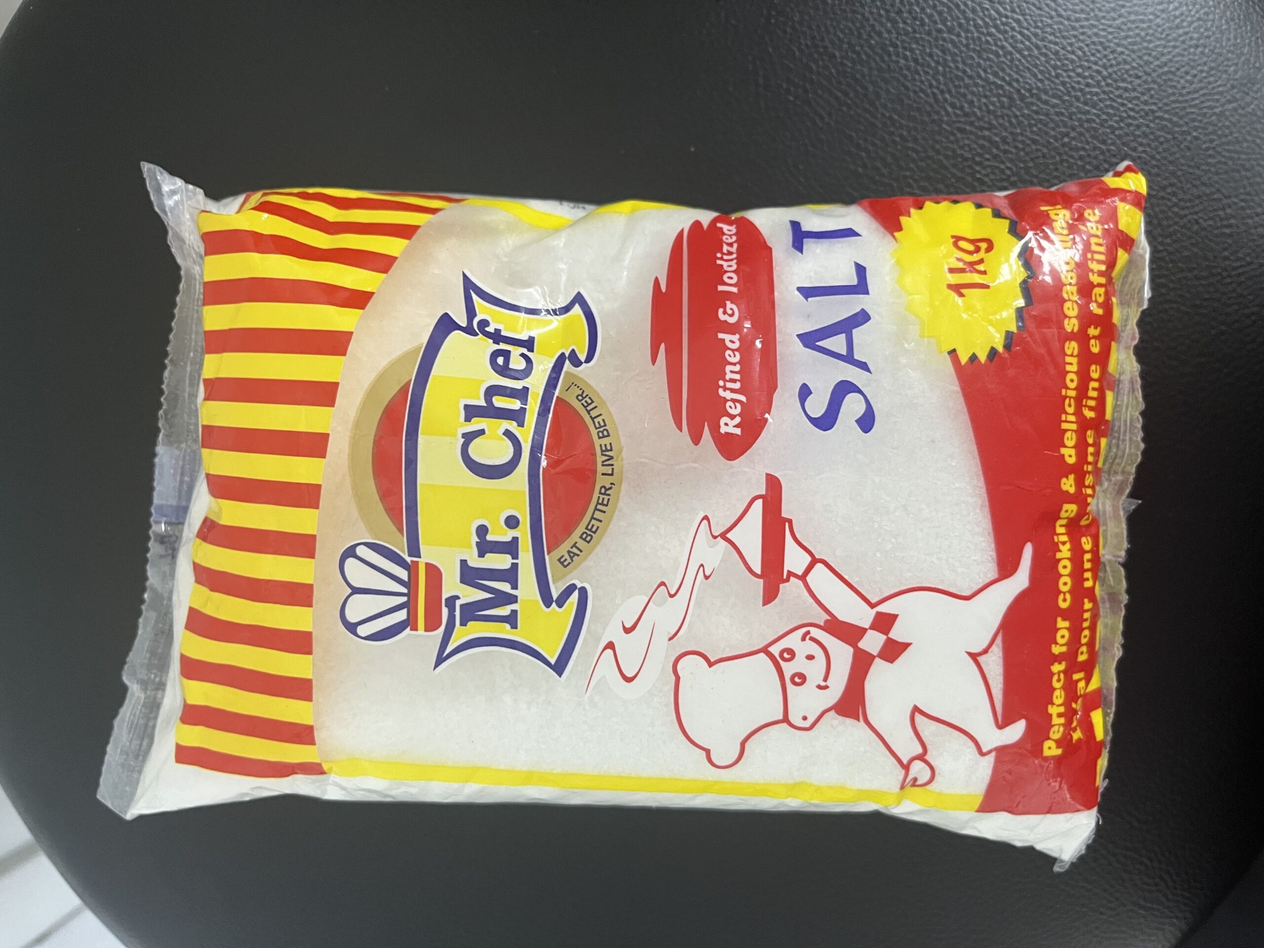 Mr. Chef cooking salt fine iodized table salt for seasoning and cooking in Edmonton Canada