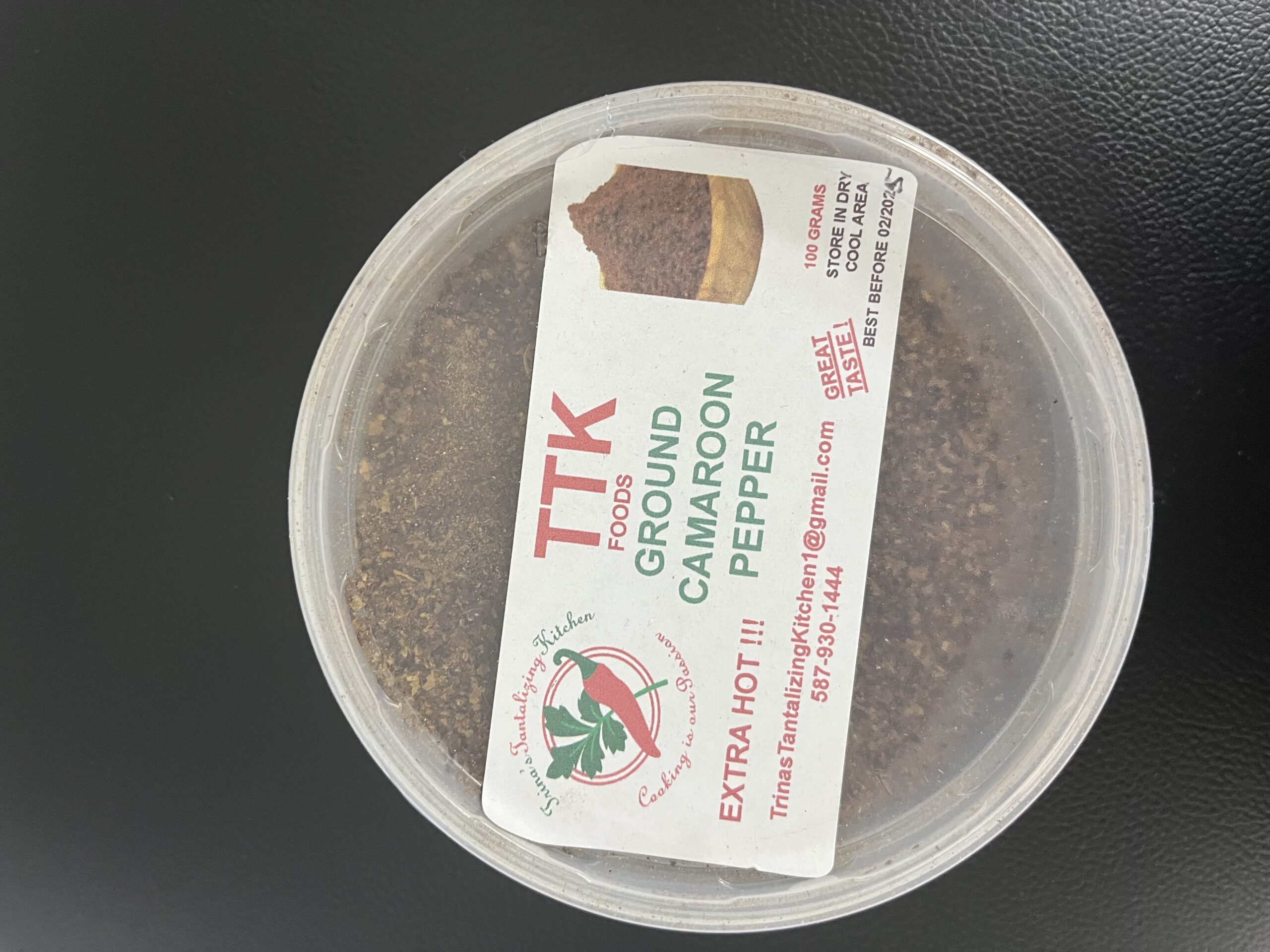 TTK Ground Cameroon Pepper hot African pepper spice for soups stews sauces and traditional cooking in Edmonton Canada