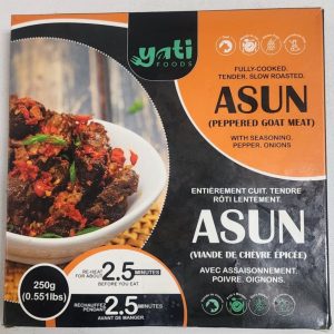Fully Cooked Tender Slow-Roasted Asun Peppered Goat Meat