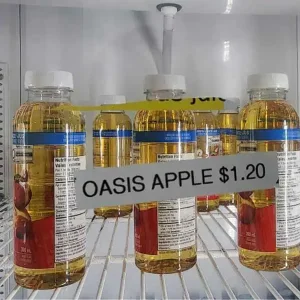 Oasis Apple Juice available at Èkó Afro Mart Edmonton