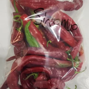 Fresh Shombo Lapri long red peppers